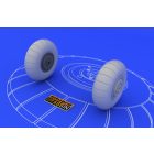 Eduard Bf 110 C/D main undercarriage wheels