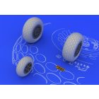 Eduard P-61 wheels (GREAT WALL HOBBY)