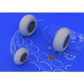 Eduard P-61 wheels (GREAT WALL HOBBY)