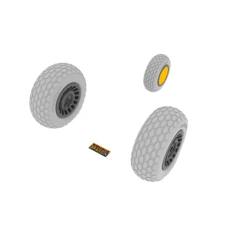  Eduard P-61 wheels for Great Wall Hobby műgyanta repülő kiegészítő