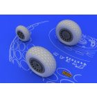 Eduard P-61 wheels (GREAT WALL HOBBY)