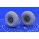 Eduard II-2 Shturmovik wheels for Tamiya műgyanta repülő kiegészítő