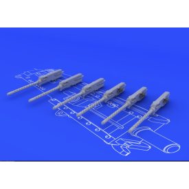Eduard Browning M-2 guns (6pcs)