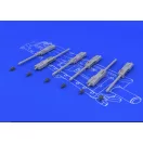 Eduard Browning M-2 guns (6 pcs.) műgyanta repülő kiegészítő