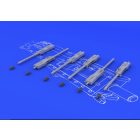 Eduard Browning M-2 guns (6pcs)