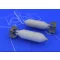 Eduard US 500lb bombs (2 pcs) műgyanta repülő kiegészítő
