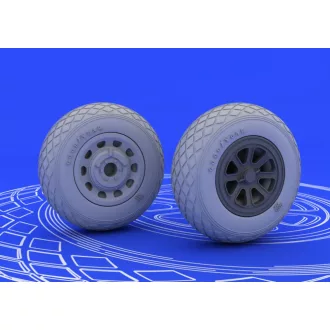 Eduard P-51 wheels műgyanta repülő kiegészítő