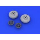 Eduard P-51 wheels (TAMIYA)
