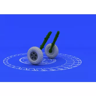   Eduard Spitfire wheels - 5 spoke for Eduard műgyanta repülő kiegészítő