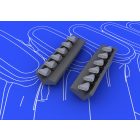 Eduard Spitfire exhaust stacks fishtail (EDUARD)