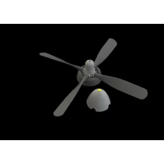   Eduard P-51B/C Hamilton Standard propeller uncuffed EDUARD műgyanta repülő kiegészítő