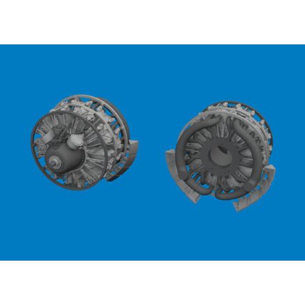 Eduard B-26B/ C engines PRINT (ICM)