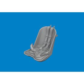 Eduard Fw 190A seat w/ integral belts PRINT (Eduard)