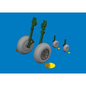 Eduard P-40E wheels cross tread (Eduard)