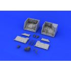 Eduard MiG-23 M/MF main wheel bay (TRUMPETER)