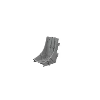   Eduard P-40 seat w/ integral belts Type 2 PRINT EDUARD műgyanta repülő kiegészítő
