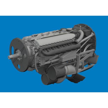 Eduard P-40E engine PRINT (Eduard)