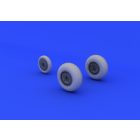 Eduard Me 262 wheels (TAMIYA)