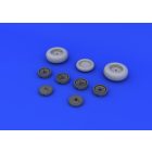 Eduard Me 262 wheels (TAMIYA)