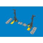 Eduard P-40E undercarriage legs PRINT (Eduard)