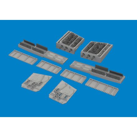 Eduard P-40E gun bays PRINT (Eduard)