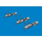 Eduard P-40 250lb MC British bombs PRINT (Eduard)