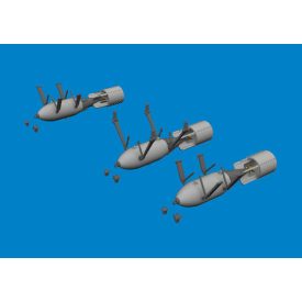 Eduard P-40 250lb MC British bombs PRINT (Eduard)