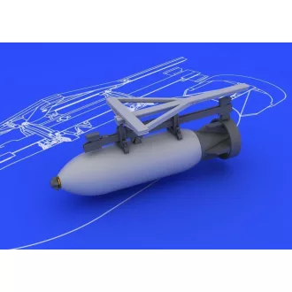   Eduard Spitfire 500lb bomb set for Eduard műgyanta repülő kiegészítő