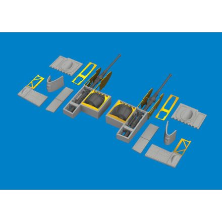 Eduard A6M5 Type 52 gun bays PRINT (Eduard)