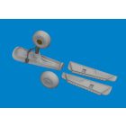 Eduard P-40E tail wheel bay PRINT (Eduard)