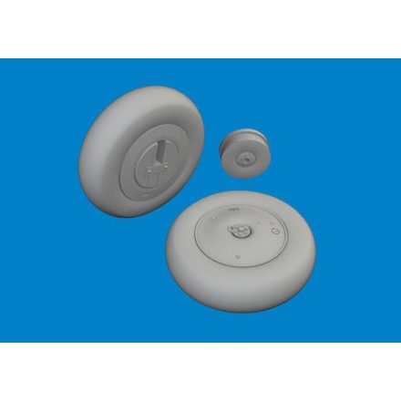 Eduard Lysander wheels (Airfix)