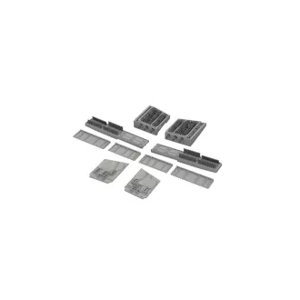   Eduard P-40N gun bays (6 guns) PRINT EDUARD műgyanta repülő kiegészítő