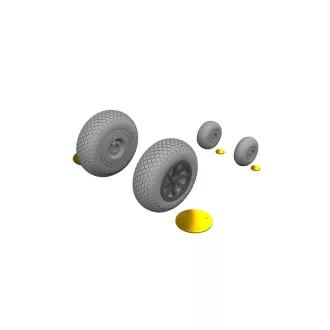   Eduard P-40N wheels cross tread EDUARD műgyanta repülő kiegészítő