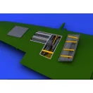 Eduard Spitfire Mk.IX gun bay for Eduard műgyanta repülő kiegészítő