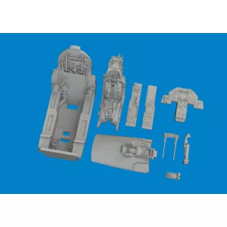   Eduard Jaguar GR.1 cockpit PRINT for Airfix műgyanta repülő kiegészítő