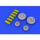 Eduard F-4B/N wheels (ACADEMY)