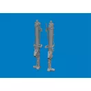 Eduard P-47D undercarriage legs PRINT for Miniart műgyanta repülő kiegészítő