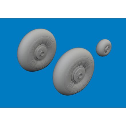 Eduard Beaufighter Mk. VI wheels (Revell)