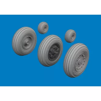   Eduard Harrier wheels for Uma Models műgyanta repülő kiegészítő