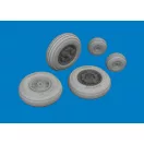 Eduard Harrier wheels for Uma Models műgyanta repülő kiegészítő