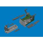 Eduard Jaguar wheel bays & undercarriage legs PRINT (Airfix)