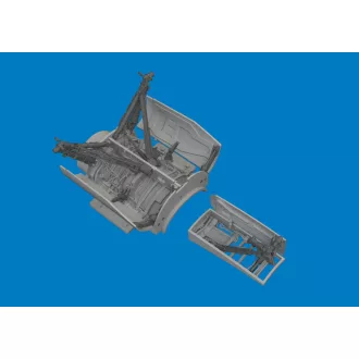   Eduard F-16C wheel bays & legs standard PRINT for Tamiya műgyanta repülő kiegészítő