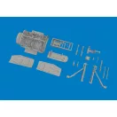 Eduard F-16C wheel bays & legs standard PRINT for Tamiya műgyanta repülő kiegészítő