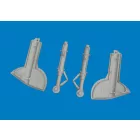 Eduard Spitfire Mk. IX/ XVI undercarriage legs PRINT (Eduard)