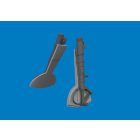 Eduard Bf 109G undercarriage legs PRINT (Eduard)