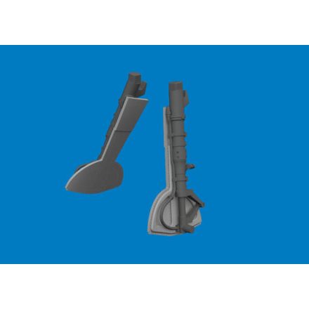 Eduard Bf 109G undercarriage legs PRINT (Eduard)