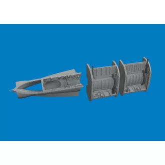 Eduard MiG-21F wheel bays PRINT (Eduard)