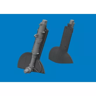   Eduard Spitfire Mk.Vc undercarriage legs PRINT for Eduard műgyanta repülő kiegészítő