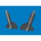 Eduard Spitfire Mk.Vc undercarriage legs PRINT for Eduard műgyanta repülő kiegészítő