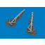 Eduard Fw 190A-8 undercarriage legs PRINT for Eduard műgyanta repülő kiegészítő